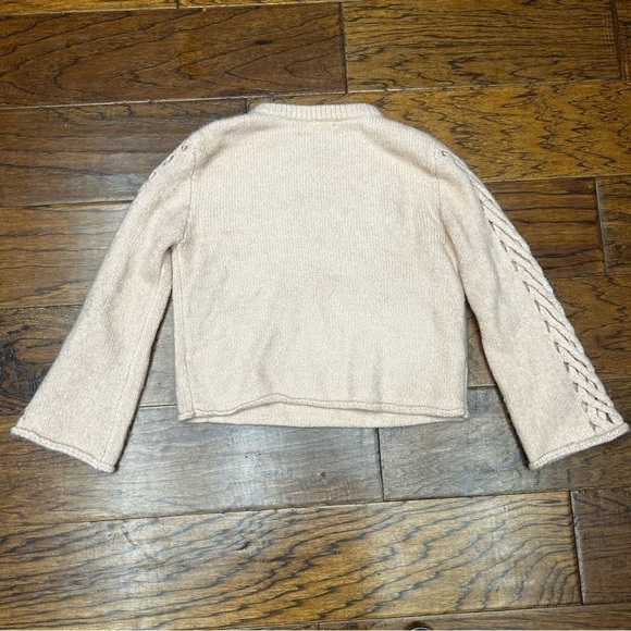 Lulus Level of Detail Blush Pink Cutout Sleeve Sweater - Picture 6 of 10